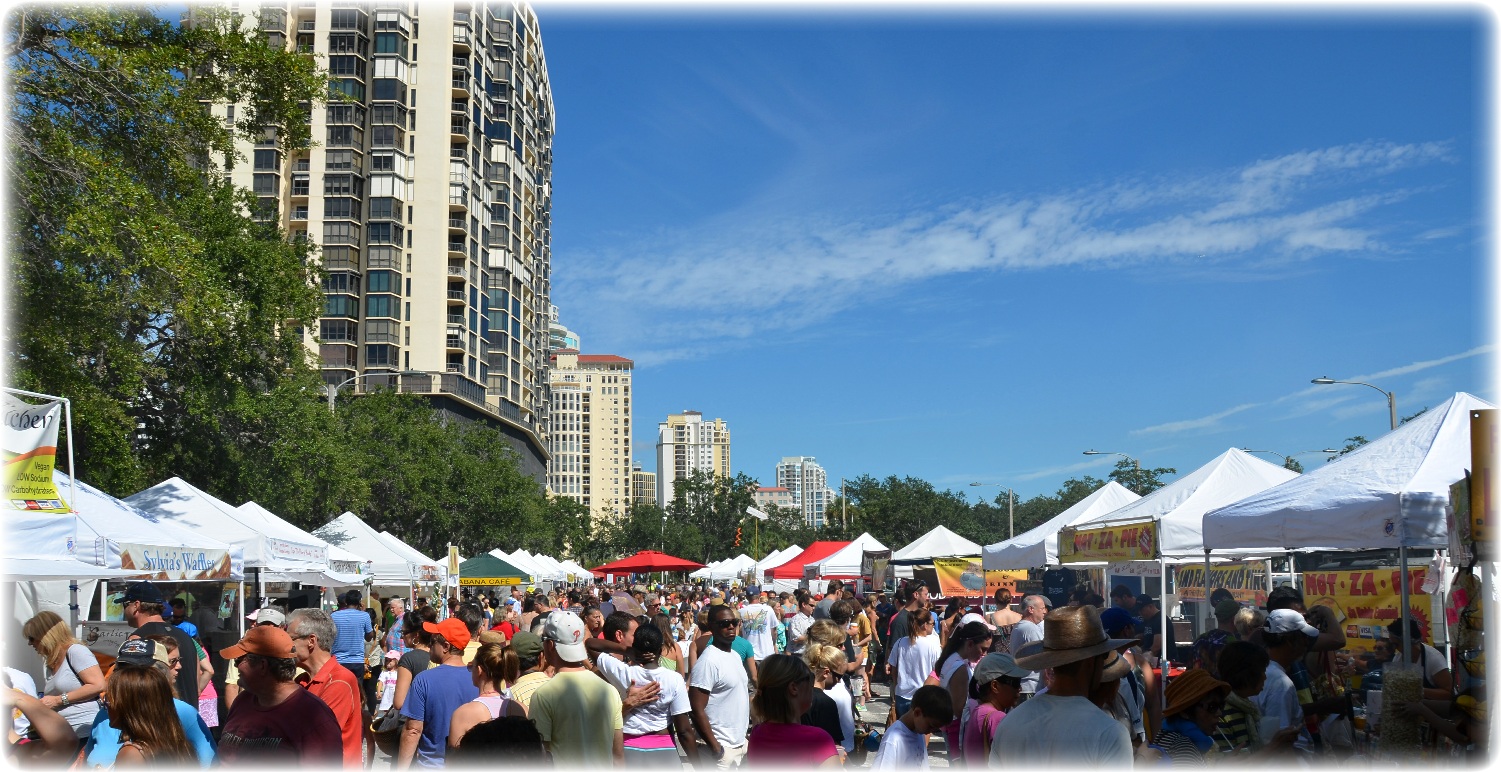 Saturday Morning Market, St Petersburg, FL opened this weekend.
